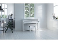 Roland HP702 WH Satin White Piano Premium Bluetooth 10 Anos Garantia